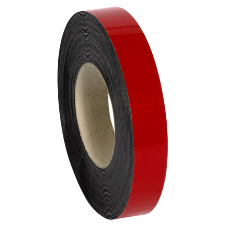 1" x 100' - Red Warehouse Labels - Magnetic Rolls